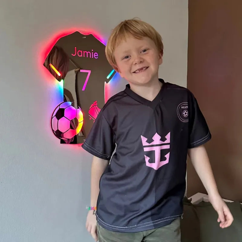 Reflective LED Sweatshirt with Adjustable Mirror Effect