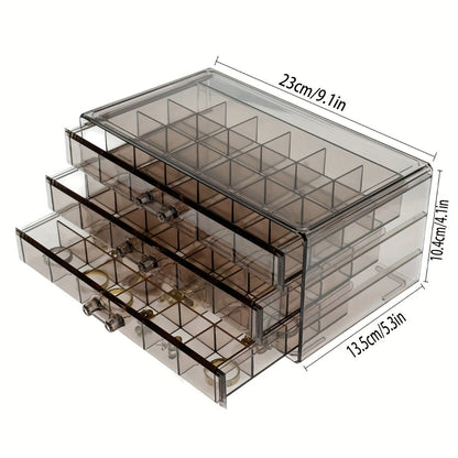 Premium Jewelry Storage Box with 72 Slots