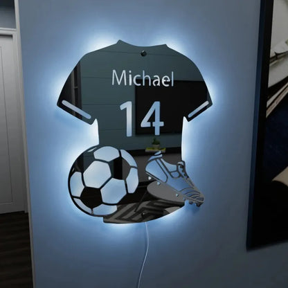Reflective LED Sweatshirt with Adjustable Mirror Effect