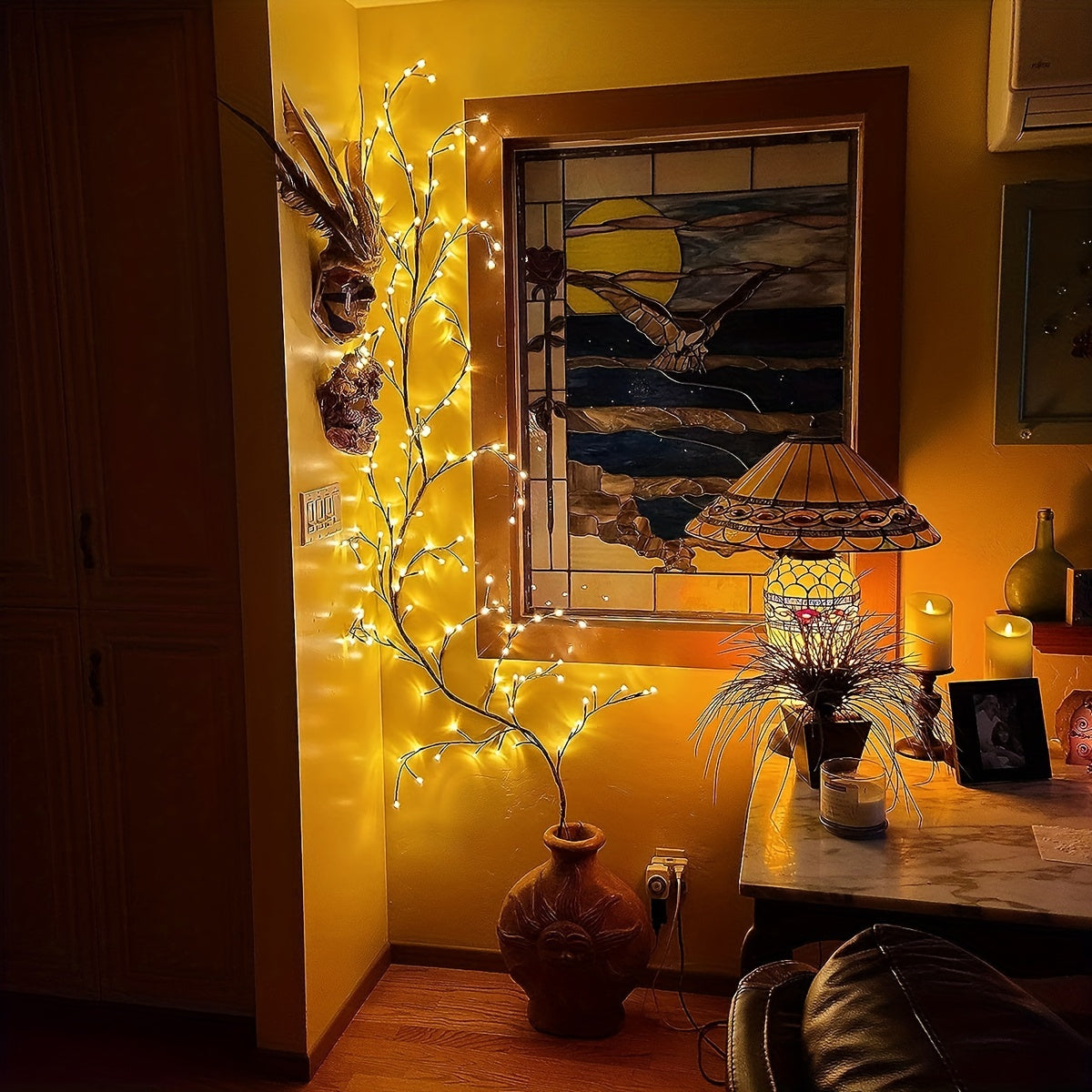 Stylish LED Tree Branch Wall Lamp