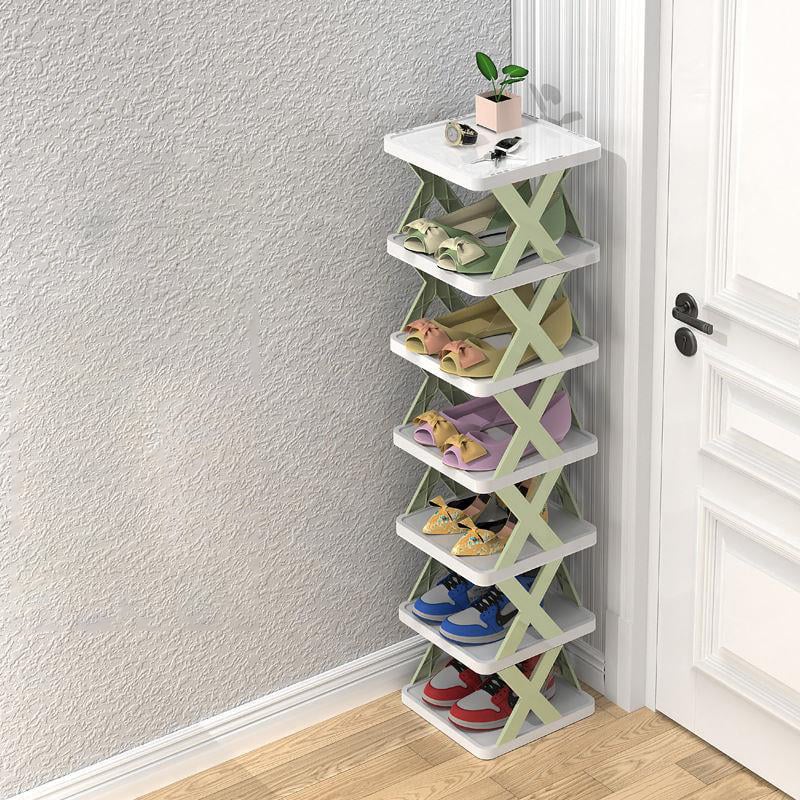 Compact 3-Tier Stackable Shoe Organizer