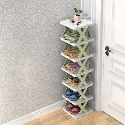 Compact 3-Tier Stackable Shoe Organizer