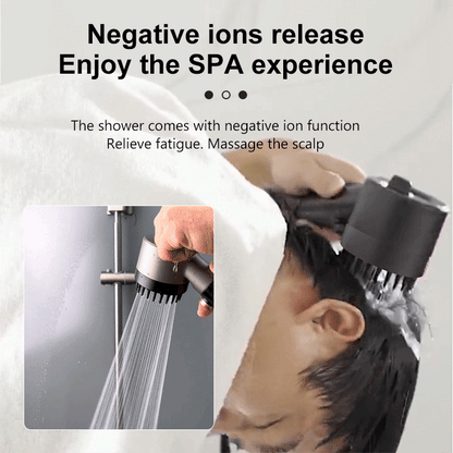 Relaxing 4-in-1 Showerhead for Healthy Skin