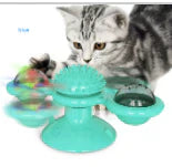 Colorful Cat Tower Spin Toy