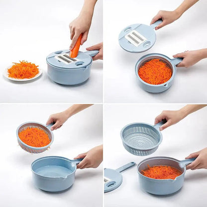 Easy 3-in-1 Veggie Chopper and Slicer