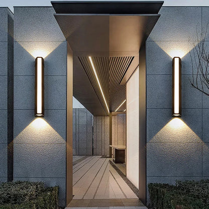 Outdoor LED Wall Lamp, Warm White, Waterproof Aluminium