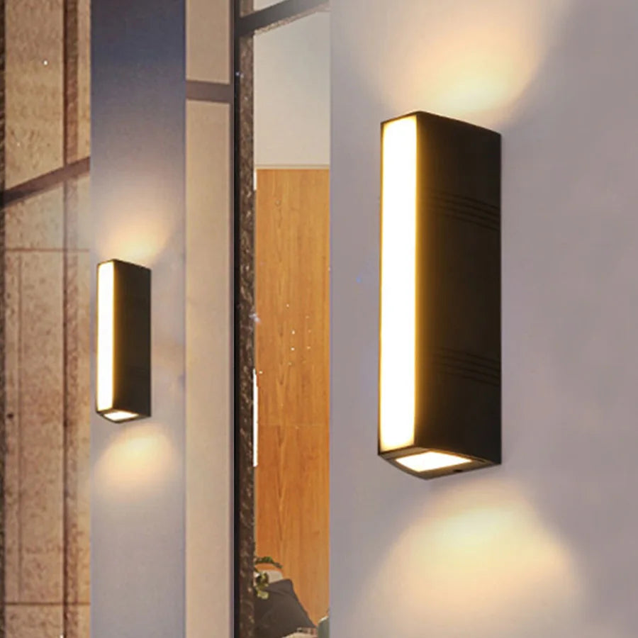 Outdoor LED Wall Lamp, Warm White, Waterproof Aluminium