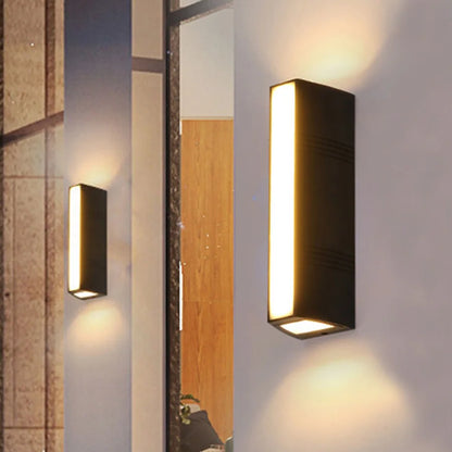 Outdoor LED Wall Lamp, Warm White, Waterproof Aluminium