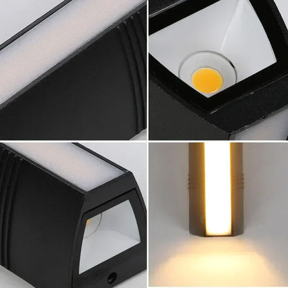 Outdoor LED Wall Lamp, Warm White, Waterproof Aluminium