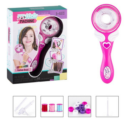 Fun Kids Hair Braider Kit with Beads & Accessories