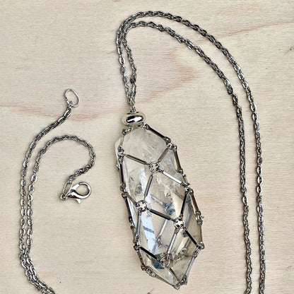 Sparkling Gemstone Pendant Necklace