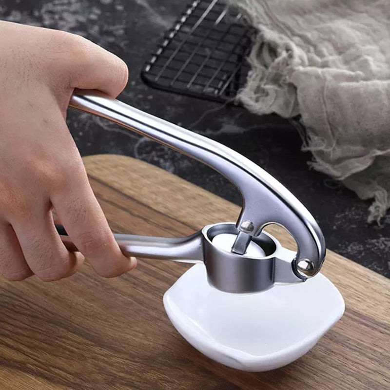 Durable Stainless Steel Garlic Crusher