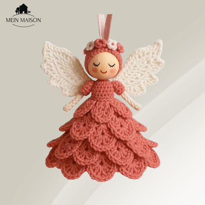 Soft Plush Guardian Angel Ornament