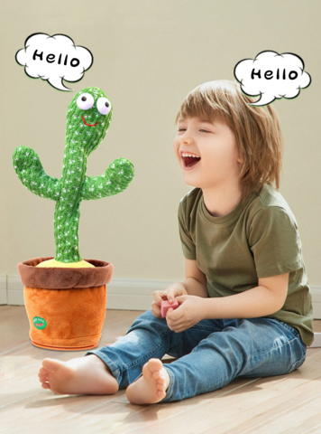 Fun Animated Cactus Interactive Toy