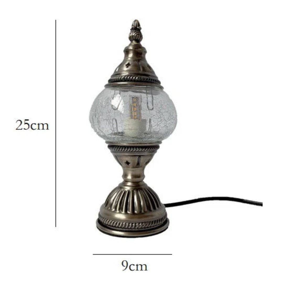 Vibrant Multicolor Glass Table Lamp