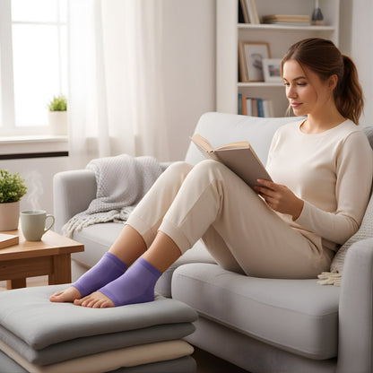 Soothing Gel Insoles - Padded Open Toe - Heel Pain Relief