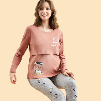 Cozy Maternity Dress for Lounging at Home