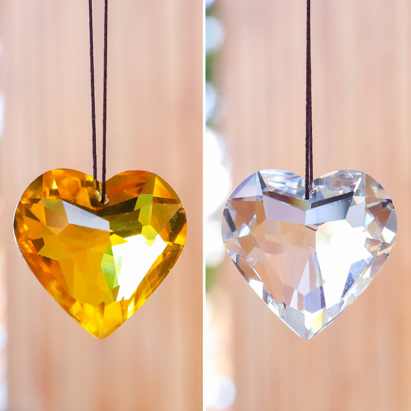 Beautiful Heart Shaped Glass Decor