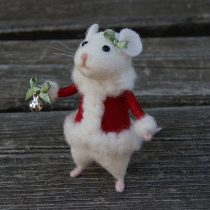 Spooky Felt Rat Decor Ornament