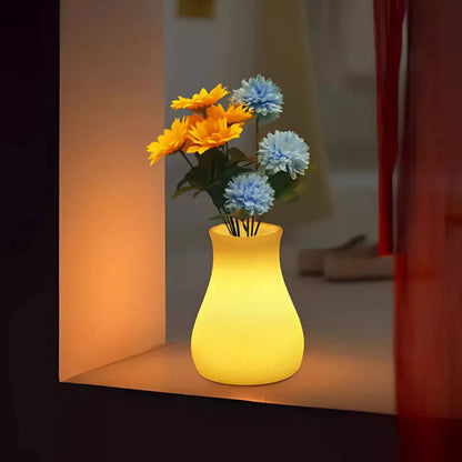 Beautiful Floral Glass Vase