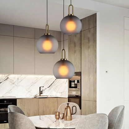 Stylish Glass Hanging Light for Home Dining Areas