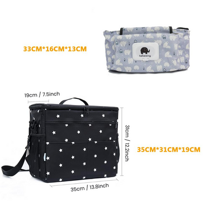 Befez | Versatile Baby Bag with Adjustable Insulated Pockets