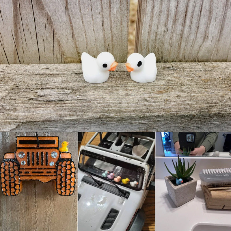 Cute Small Yellow Duck Figurine
