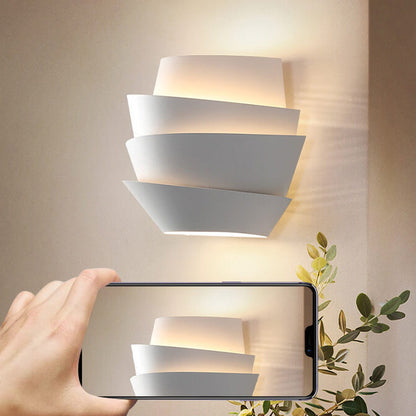 Contemporary Iron Double Head Wall Light