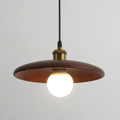 Simple Wooden LED Hanging Light