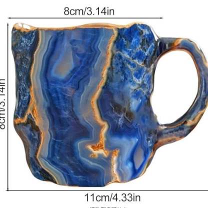 Premium Handmade Ceramic Coffee Mugs, Insulated, Microwave Safe