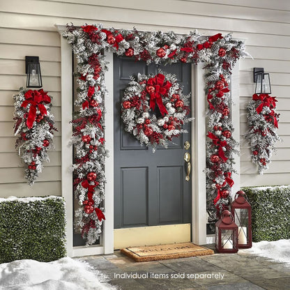 Easy Set Prelit Christmas Decor with LED Lights