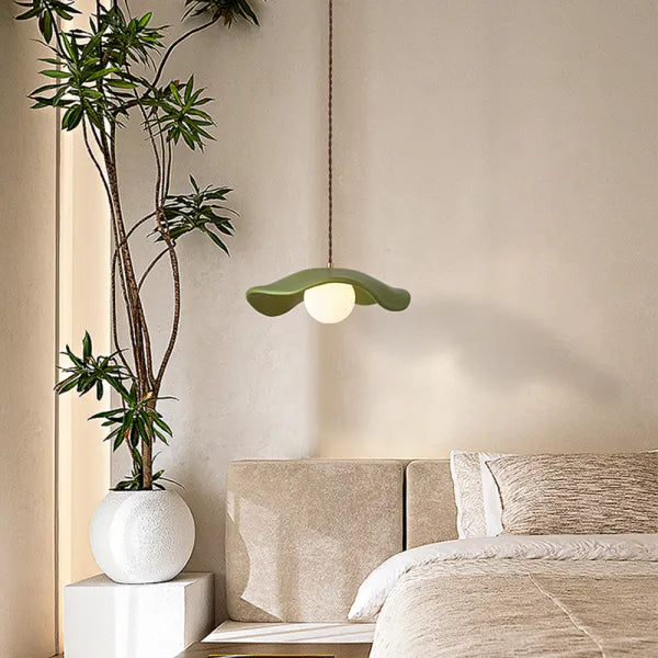 Natural Leaf Hanging Light Fixture