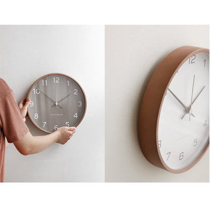 Classic Wooden Wall Clock - Simple Traditional Home Decor