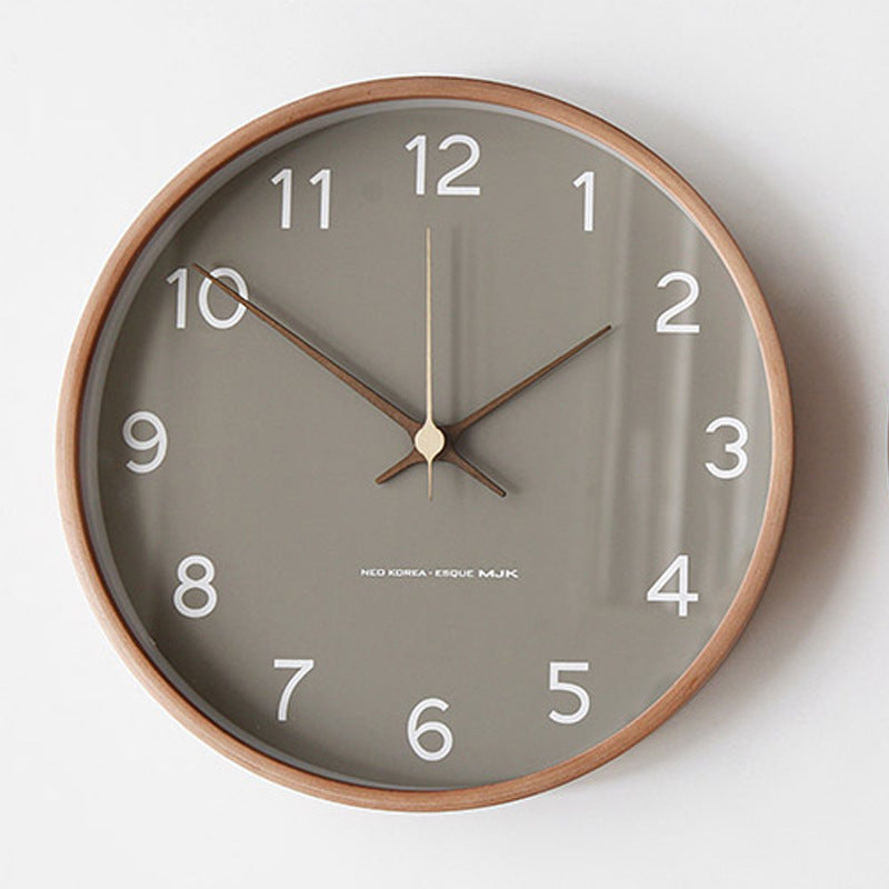Classic Wooden Wall Clock - Simple Traditional Home Decor - Befez