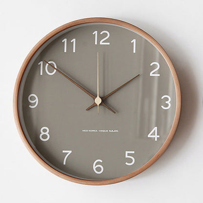 Classic Wooden Wall Clock - Simple Traditional Home Decor - Befez