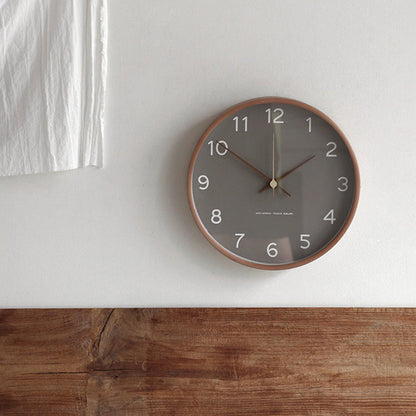 Classic Wooden Wall Clock - Simple Traditional Home Decor
