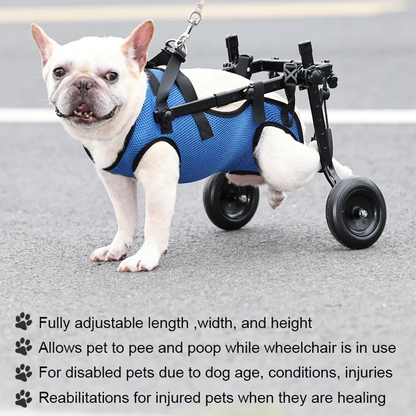 Pet Wheelchair for Dogs with Hind Leg Support
