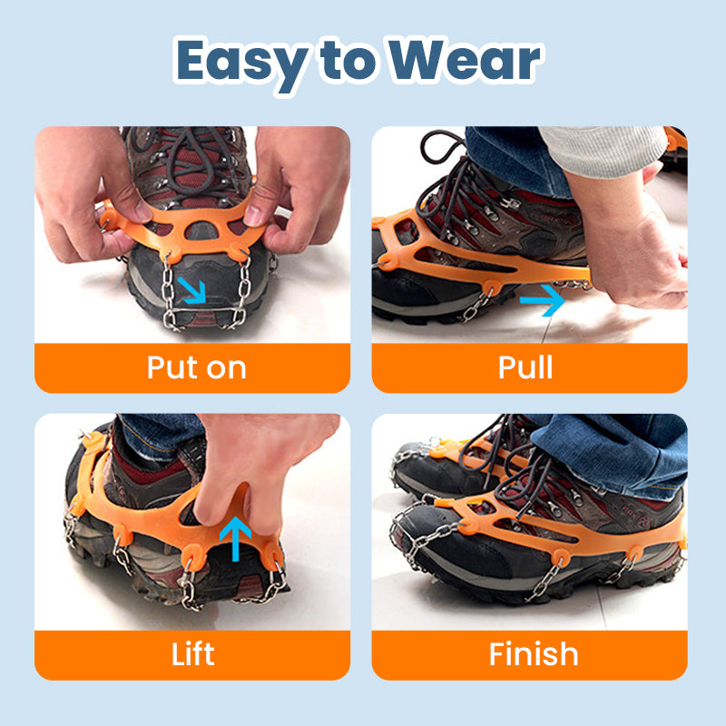 Ice Gripping Safe Winter Walking Treads