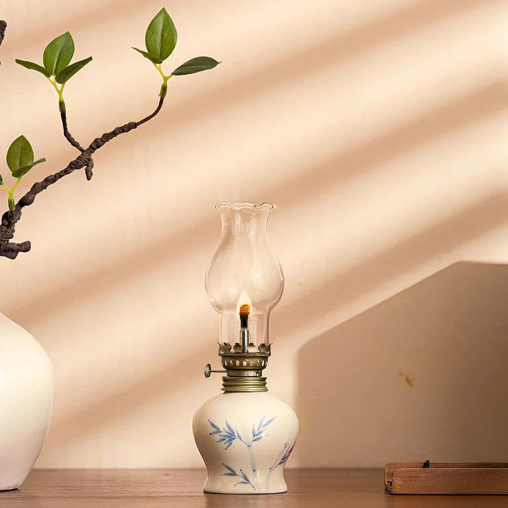 Classic Bronze Table Lantern