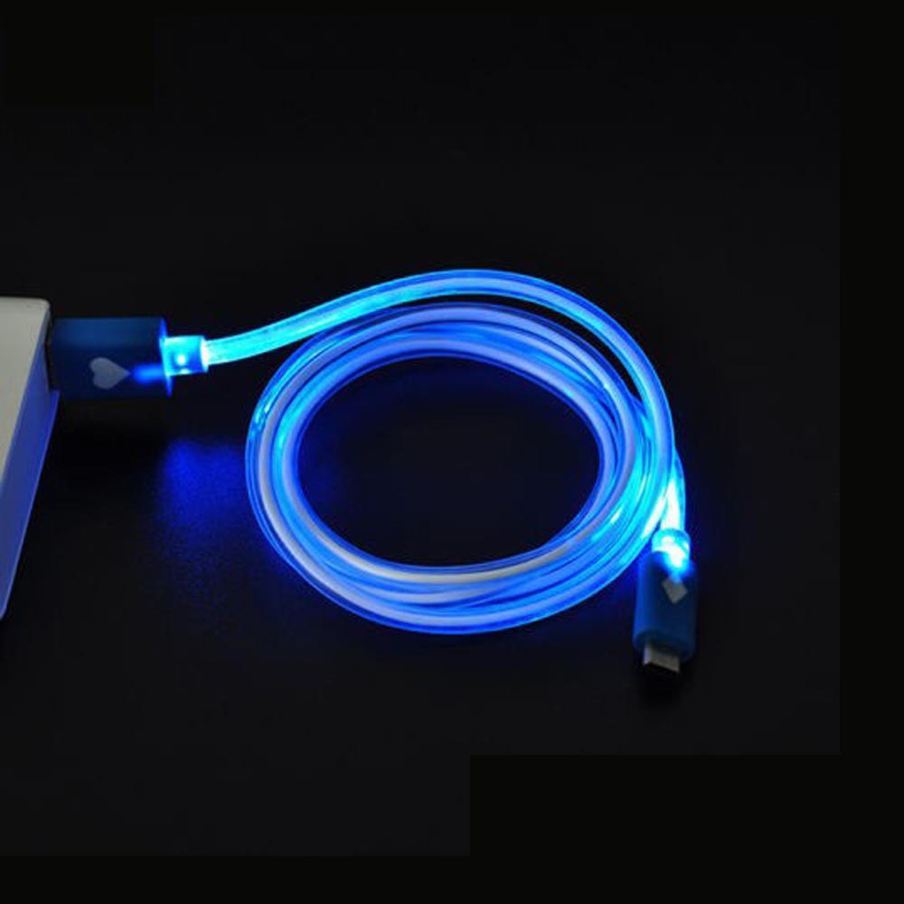 Colorful LED Lighting USB Charging Cable