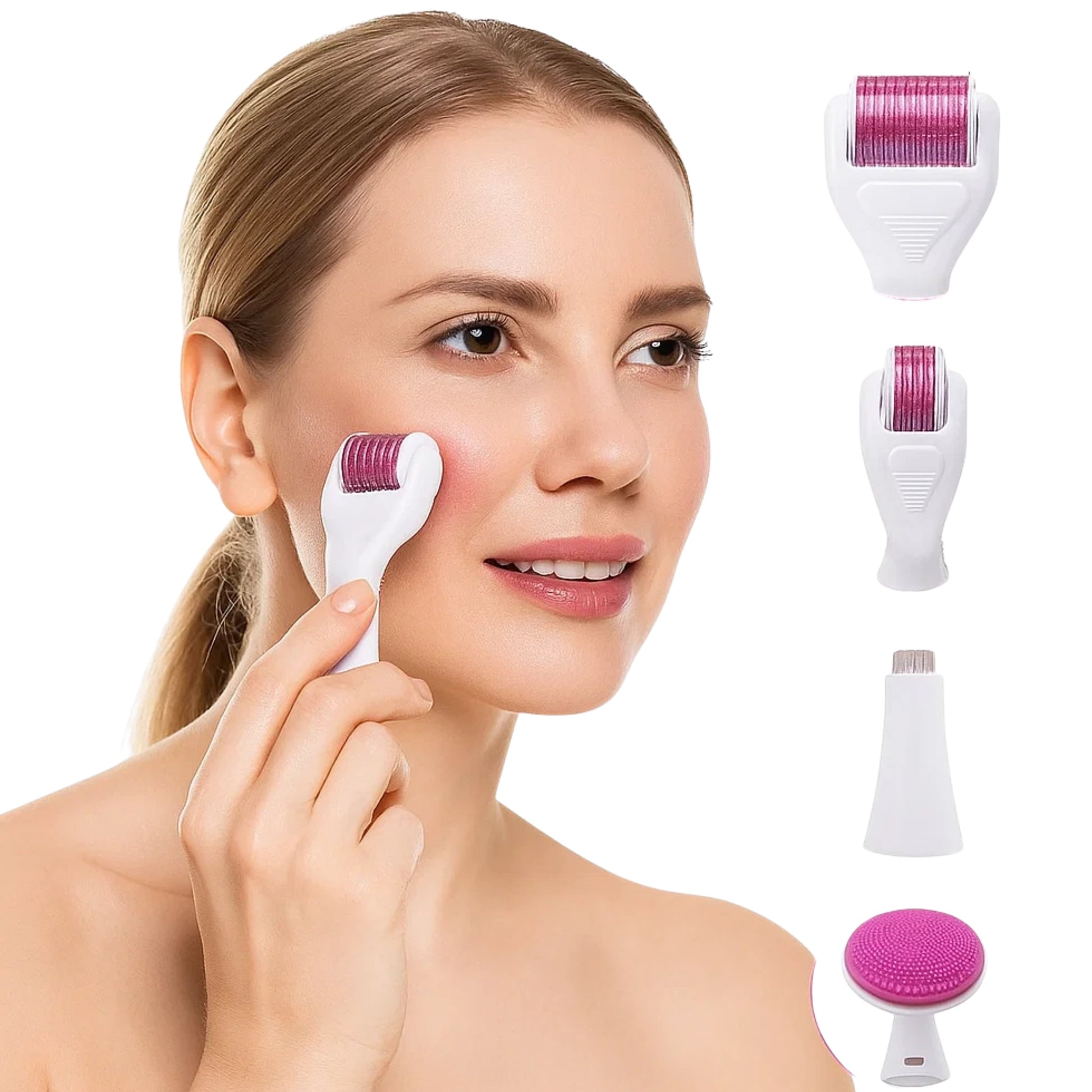Anti Aging Skin Roller Kit with Titanium Needles - Befez