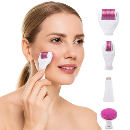 Anti Aging Skin Roller Kit with Titanium Needles - Befez