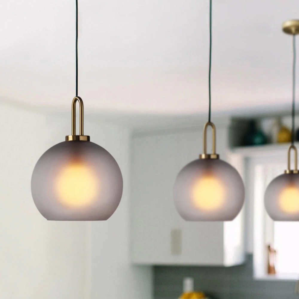 Stylish Glass Hanging Light for Home Dining Areas
