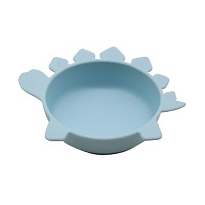 Soft Silicone Baby Bowl - Fun Dinosaur Grip Bowl