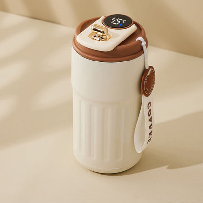 Insulated Stainless Steel Smart Coffee Mug 450ml - Befez