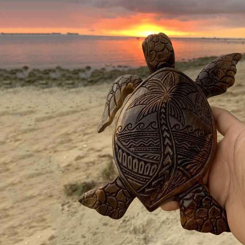 Ocean Turtle Decorative Figurine