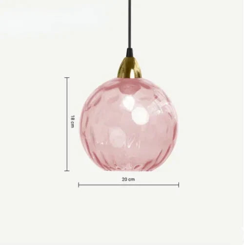 Stylish Glass Globe Pendant Light