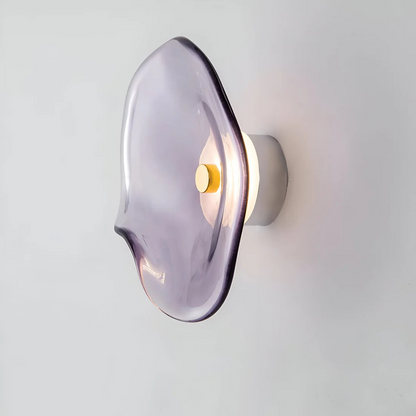 Stylish Round Glass Wall Light