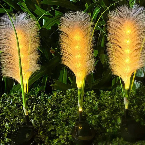 Natural Rattan Outdoor Garden Lamp