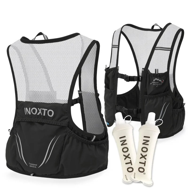 Befez | UltraRun Hydration Vest – Breathable Running Pack with Water Bottles